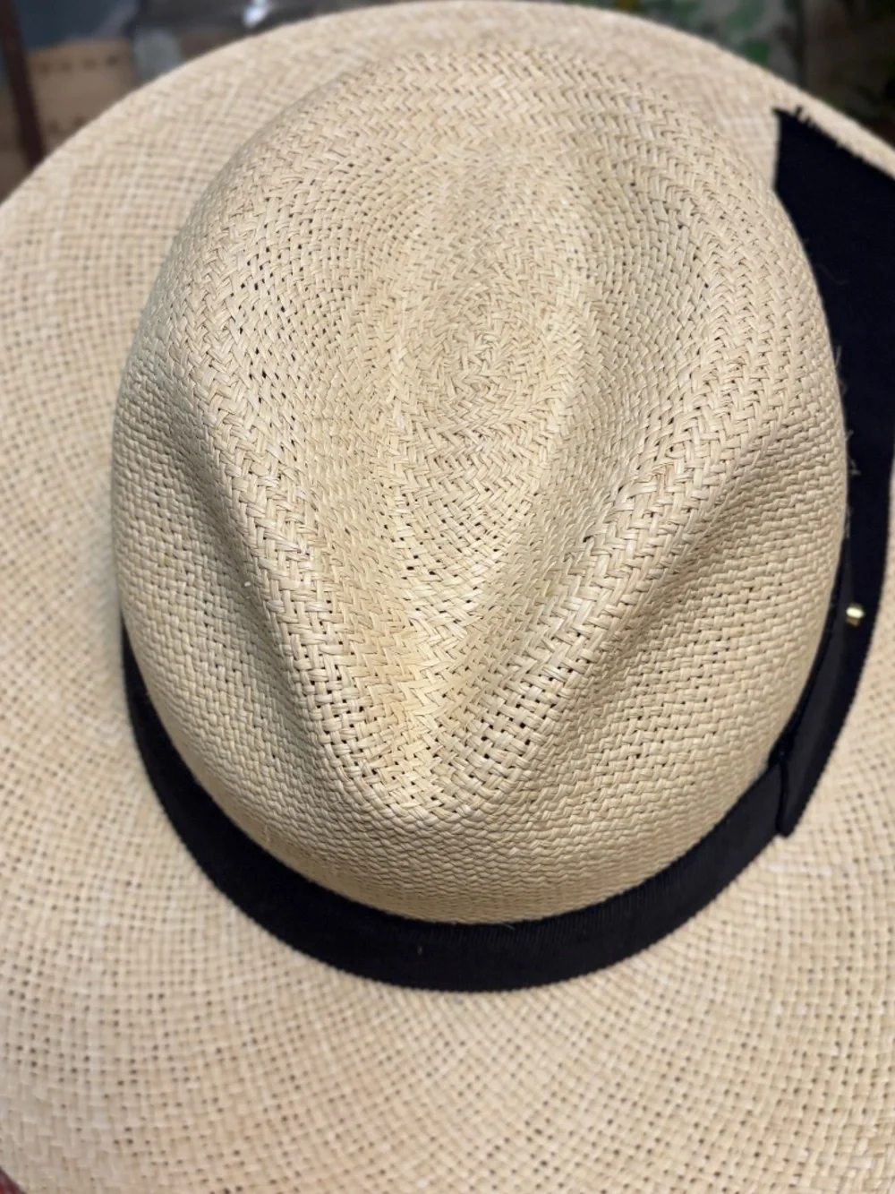 NWOT Cuyana Panama Ecuador Straw Hat size 59 - Large, XL Never Used ?Packable?